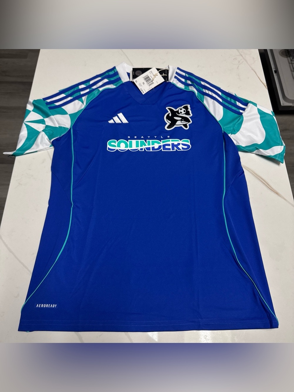 NWT Adidas Seattle Sounders 2025 Third Jersey Youth Size Extra Large XL